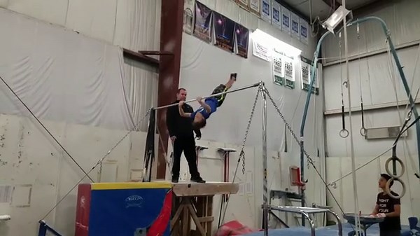 NEW LEVEL 6 High Bar Routine!