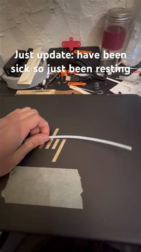 Using the PTFE tubing for the cabled go through so when wrapping the wings won’t tear the wrapping