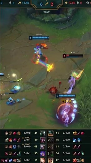 Pure Chaos with Shaco 🤡 | Making Enemies Tilt Hard #shorts