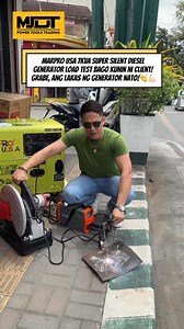 3.9K views · 37 reactions | MARPRO USA 7KVA Super Silent Diesel Generator load test bago kunin ni Client! Grabe, ang lakas ng generator nato! #reelsfyp #foryoupage #シ #reelschallenge #viralreelschallenge #generator #dieselgenerator #marprousa # | MJDT Power Tools Trading | Facebook