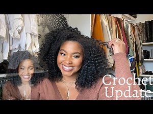 Crochet Braid Update || Freetress Beach Curl || It's GIVING!! || LivinFearless
