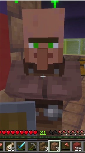 Un forgeron d'outils dans Minecraft : Échanges et améliorations ! #shorts