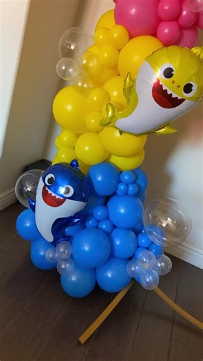 Baby Shark Balloon Decor Ideas for Party Celebrations