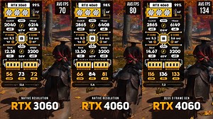 10款游戏不同显卡测试对比！RTX 3060 vs RTX 4060_哔哩哔哩_bilibili