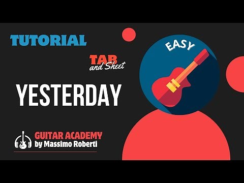 Yesterday (Lennon-McCartney) | Easy Guitar Tutorial + Tabs
