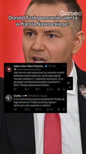 TUSK UDERZA W NAWROCKIEGO!