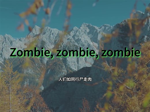 小红莓乐队The Cranberries《Zombie》MV 另类摇滚！经典反战歌曲！