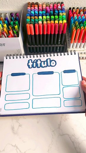 Creative Notebook Ideas with Colorful Markers