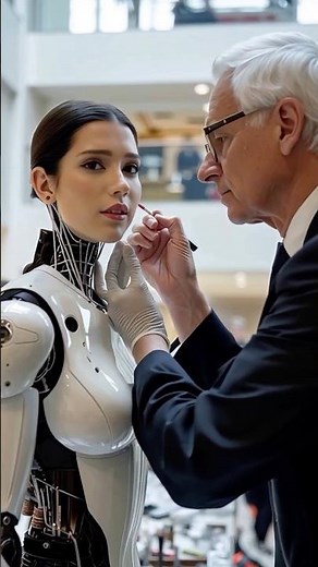 This AI Robot Girl Is Getting Ready for a Paris Runway Show #AIrobot #RunwayShow