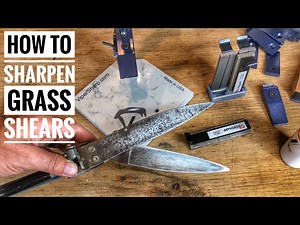 How to Sharpen Grass Cutting Shears