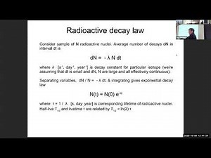 computational physics lecture 14 - Monte Carlos and radioactive series from thorium to muon