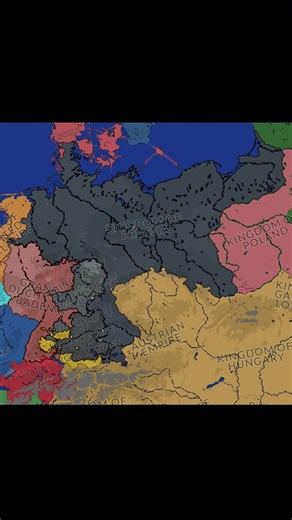 Prussia vs german states #countryball #history #viral #mapping #map #war #agesofconflict #rampage