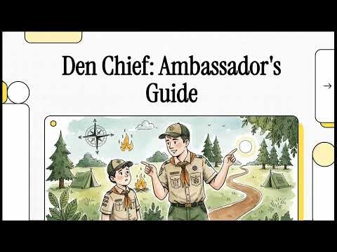 Den Chief - The Troop Ambassador