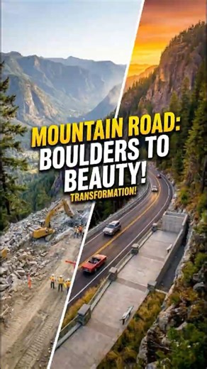 Watch Engineers Build a Road Through a Mountain! 🏔️| Engineering at Its Best