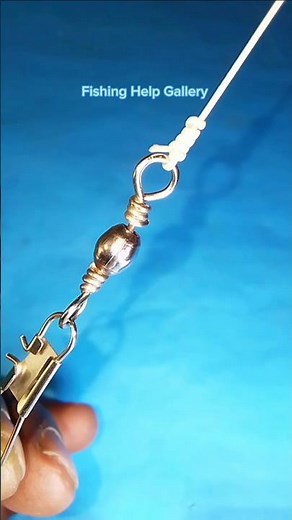 How To Tie A Fishing Snap Swivel | Easy and Different Fishing Knot | Swivel Knot as Fishing. #short