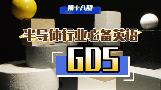 半导体行业从业必备英语（十八）-GDS