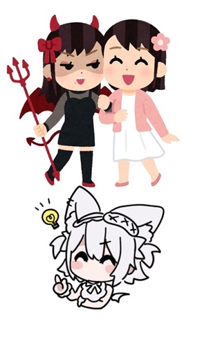 いらすとやのフレネミー描いてみた #vtuber #animation #イラスト