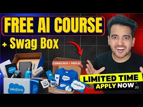 Salesforce Launched Skill Development Program | Salesforce Swag Box + Free AI Course Badge