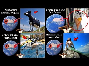 🔥 Top 4 Most Unique Places Caught On Google Earth 🌍! #