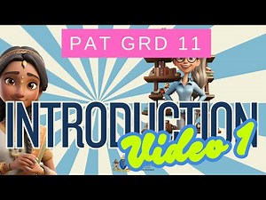 Grade 11 PAT Phase 1 2025 - Introduction