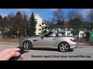 mods4cars SmartTOP for Mercedes-Benz SLK R172 - operate the top with your remote & while driving