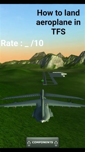 how to land aeroplane in TFS #phonk #tfsshorts #avee_player