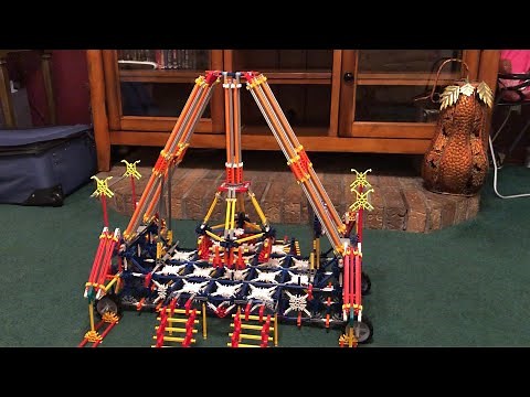 Knex KMG Freak Out Carnival Ride / Fair Ride. Set Up And Operation (New And Improved)