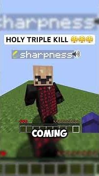 If only sharpness helped me at the end 😢😢😢 #minecraft #gaming