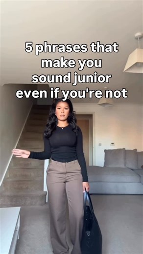 Mission to Promotion on Instagram: "here you go ↓ You’re doing senior-level work. But these phrases make leadership think you’re not ready yet. Stop saying these immediately: 1️⃣ “I just wanted to follow up...” → “Just” minimizes your authority. “I’m following up on X” is cleaner and more direct. → Leaders don’t diminish their requests. Neither should you. 2️⃣ “Sorry to bother you, but...” → You’re not bothering them. You’re doing your job. → Replace with: “Quick question on X” or “I need your i