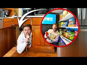 ULTIMATE HIDDEN SNACK PANTRY! *Secret Entrance*