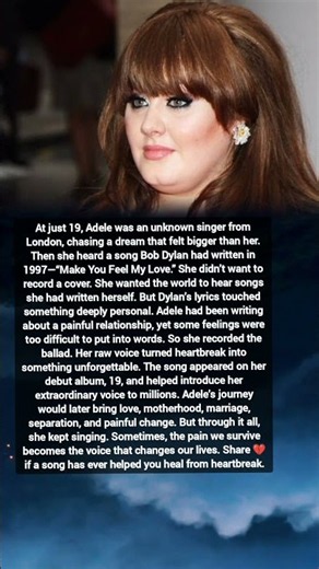 At 19, Adele Sang Bob Dylan’s Song — And Changed Her Life Forever 💔🎤