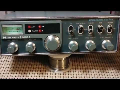 Midland 5001 Percision Series CB Radio Vintage Mobile 77-105