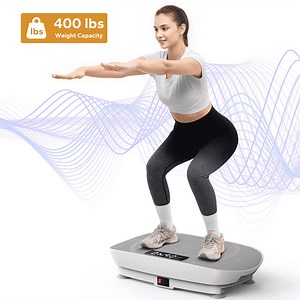 MERACH Vibrating Plate Muscle Toner, Whole Body Exercise Machine with Remote Control - Walmart.com