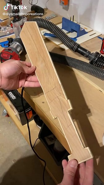 Toy swords out of scrap wood for the kids. #woodtoys #toysword #woodworking #sword