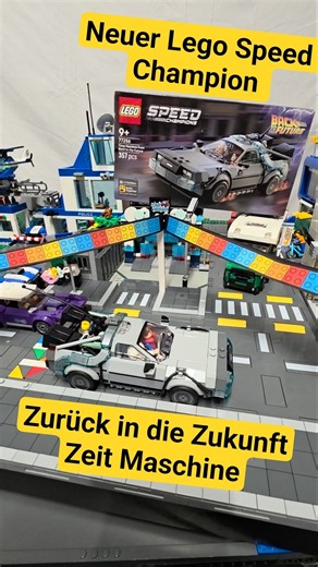 Neuer Lego Speed Champion Zurück in die Zukunft Zeit Maschine