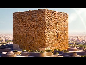 SAUDI ARABIA'S NEW GOLDEN CUBE-SHAPED SKYSCRAPER
