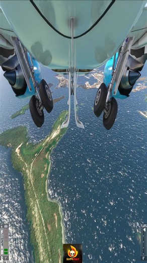 Most Beautiful Landing In Key West International Airport #FBExclusive #landing #riskyfly #badweather #lightning #a320neo #GamingOnReels #microsoftflightsimulator | SilverSkulls Gaming