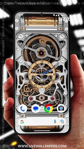 5K views · 26 reactions | Does time take on a new dimension? If you want this as a #3d wallpaper leave a comment﫶 Download the #livewallpaper from story #explore #3dart #phonebackground | Wave Live Wallpapers | Facebook