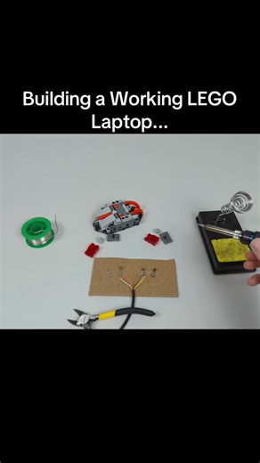 Building a Working LEGO Laptop...