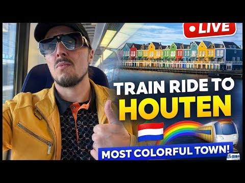 🔴 LIVE Journey to Houten — Exploring One of the Netherlands’ Most Colorful Cities 🚲🌈