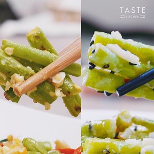 Stir-fried string beans 2ways ＃HomeCooking ＃TasteKitchen | Taste Kitchen