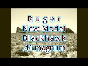 Ruger Blackhawk 41 mag revolver - Cast bullet loads