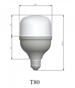 [Hot Item] T Bulb 12W LED Bulb Part PC Cover
