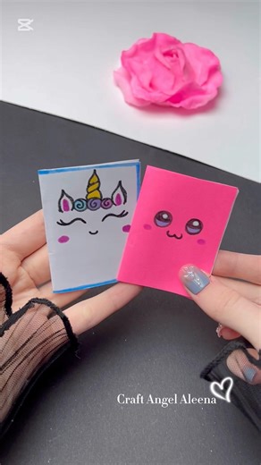 DIY mini notebook without glue from ‪@Tonniartandcraft‬ 😧😧 #diy #art #tonniartandcraft