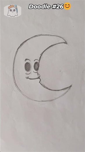 Haunted Moon… Still Watching You 🌙👁️ | doodle 26 |