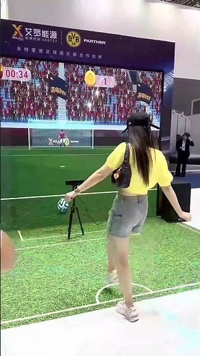 Interactive Football Game ⚽Real-Time Motion Tracking & Immersive Play #challenge