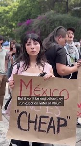 Hundreds protest gentrification in Mexico City