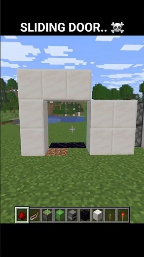 This Sliding Door Is So Satisfying 😮 | Minecraft #mctutorial #minecraftbuilding #minecraftviral