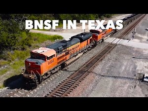 BNSF SD70ACe #9156 Leads Texas Coal Train!