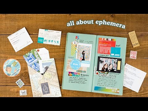 All About Ephemera 🎫what to collect & how to organize | Abbey Sy